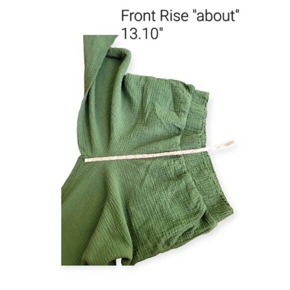 Cuddl Duds fresh green 100% cotton cozy comfy stretch-waist lounge pants size M - Picture 10 of 10